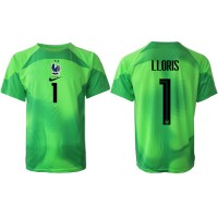 Billiga Frankrike Hugo Lloris #1 Målvakt Borta fotbollskläder VM 2022 Kortärmad